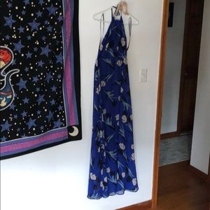 Lulus - Maxi Dress - high neck open lace back